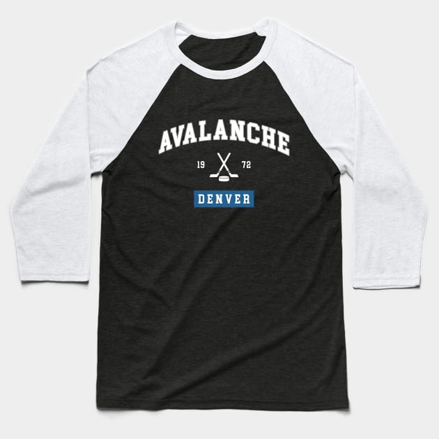 The Avalanche Baseball T-Shirt by CulturedVisuals